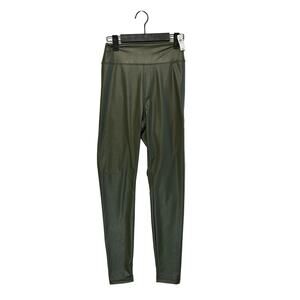 Offline by Aerie Hi Rise Faux Leather Leggings NWT Women's M Olive Chic Stretch